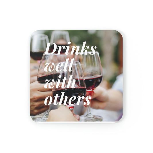 Drinks with others coaster